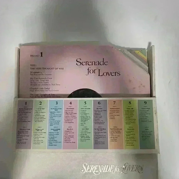 Reader's Digest SERENADE FOR LOVERS 9-Record Box Set / 1969 - Picture 5 of 11